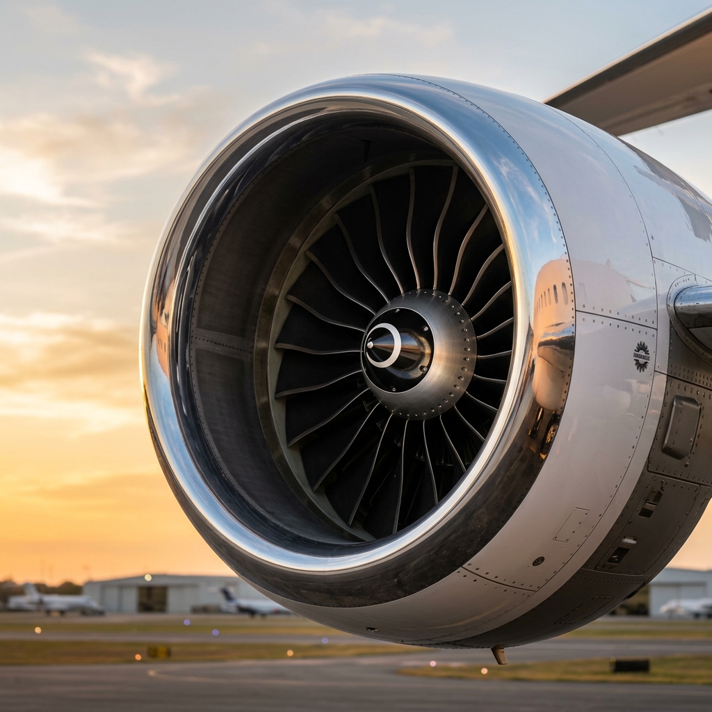 Twin Turbofans close-up